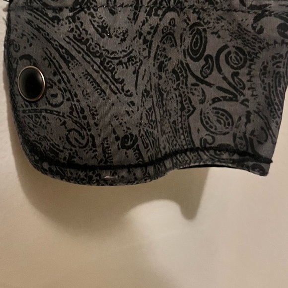 Panhandle Slim -Men’s Medium -Grey & Black Pearl Snap Western Shirt -100% Cotton - Picture 6 of 13